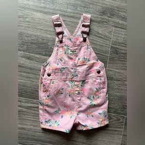 NWTT adorable Oshkosh floral overalls!